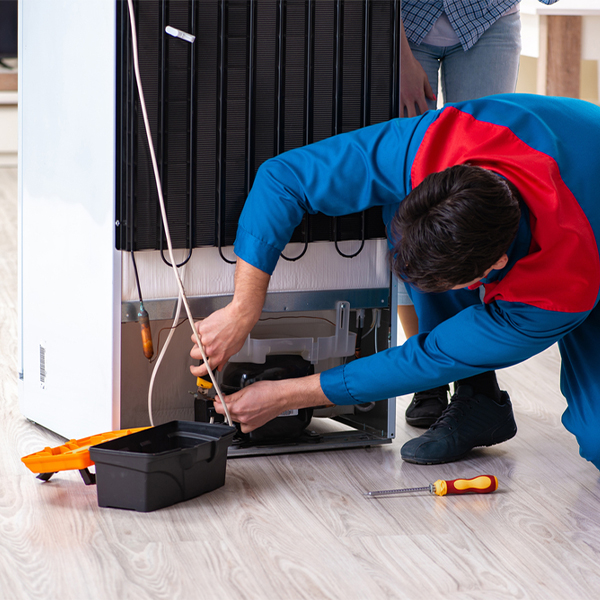 how long does it usually take to repair a refrigerator in Boneville